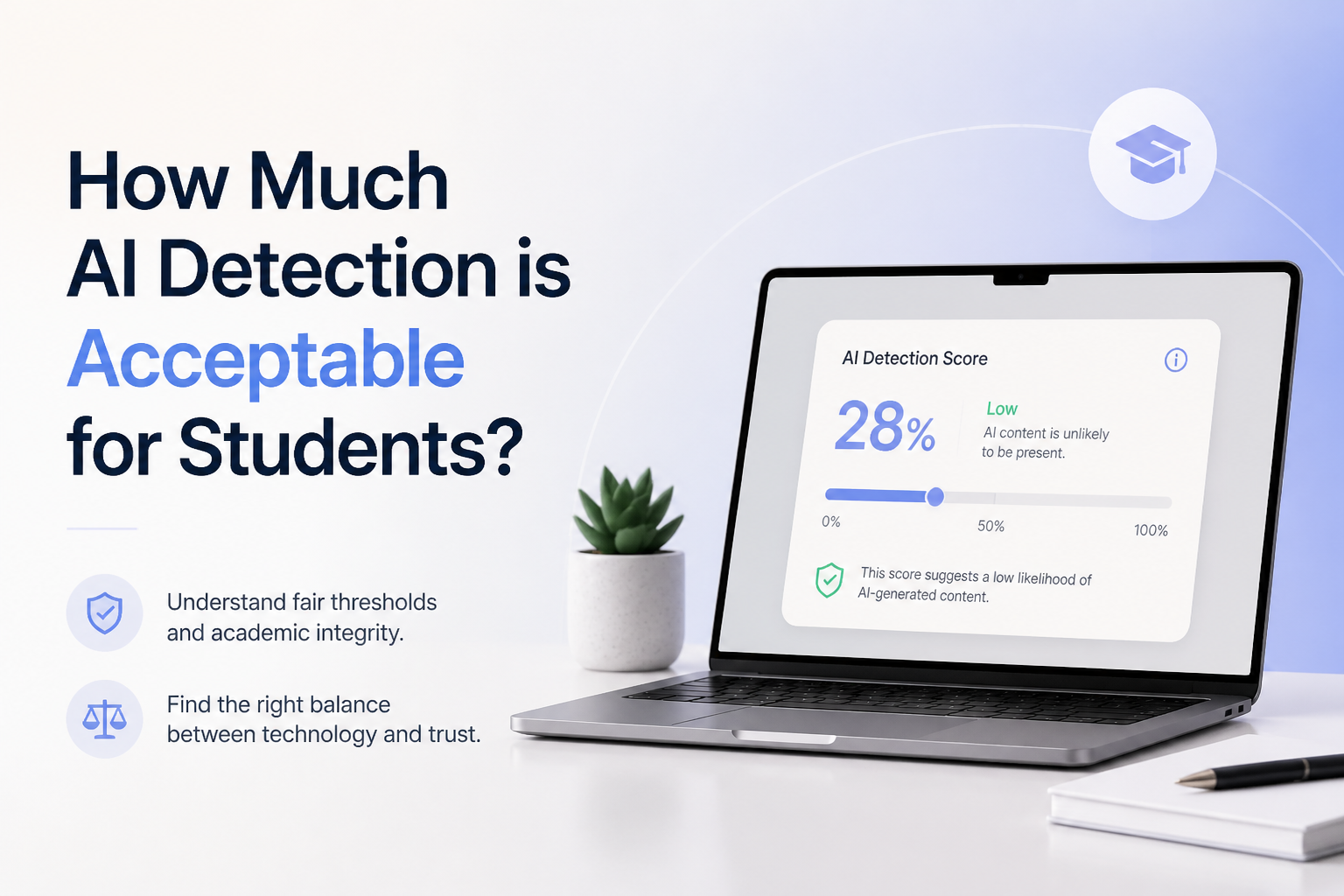 How Much AI Detection is Acceptable for Students?