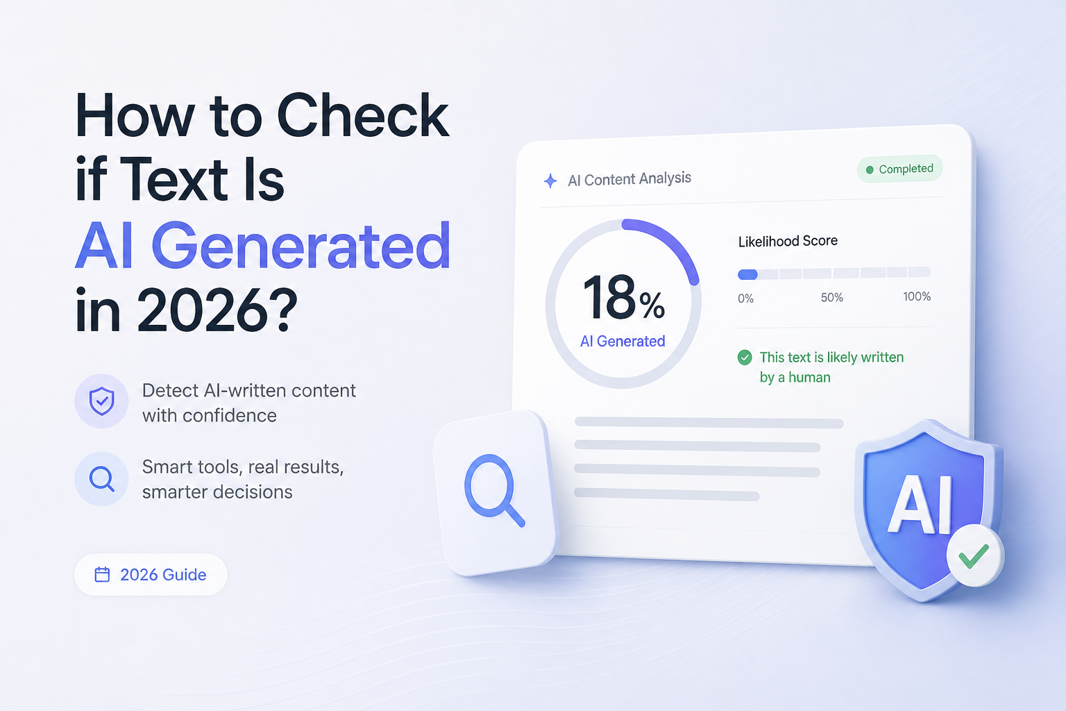How to Check if Text Is AI Generated in 2026?
