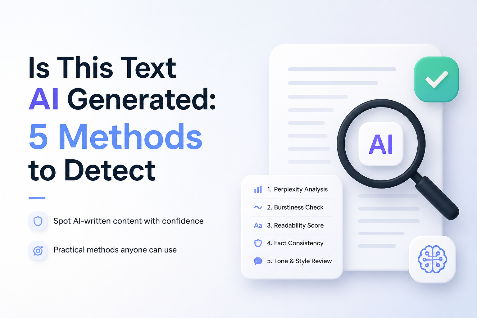 Is This Text AI Generated: 5 Methods to Detect